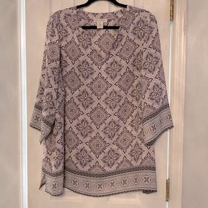 Plus size bohemian style tunic 3x